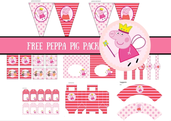 birthday-party-ideas-shops-free-peppa-pig-princess-printable