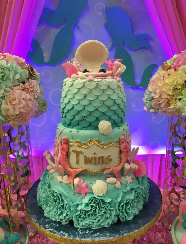 Twins Under the Sea Mermaid Party - Birthday Party Ideas & Themes