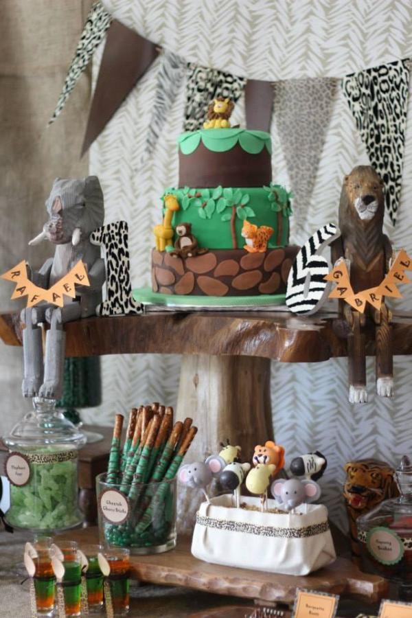 Wild Animal Safari Birthday Party - Birthday Party Ideas & Themes