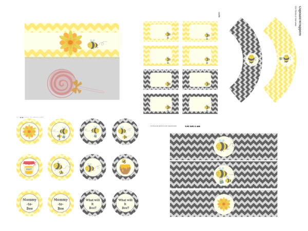 free mommy to bee printable