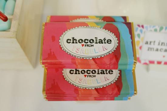 Modern Art Birthday Party favors