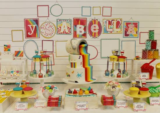 Modern Art Birthday Party ideas