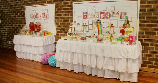 dessert drink tables