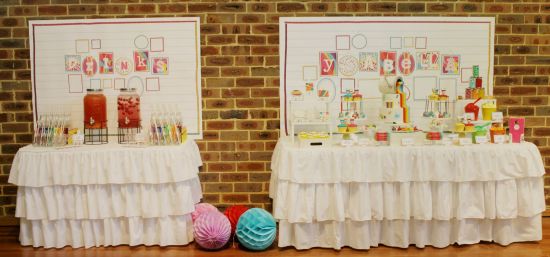 dessert drink tables decorated