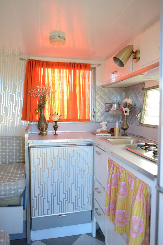Outdoor Vintage Pink Camper Birthday Party Birthday Party Ideas