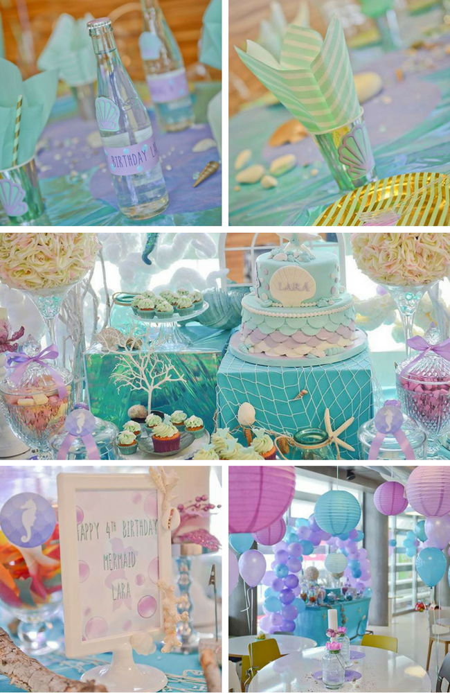 Mermaid Party Inspirations - Birthday Party Ideas for Kids